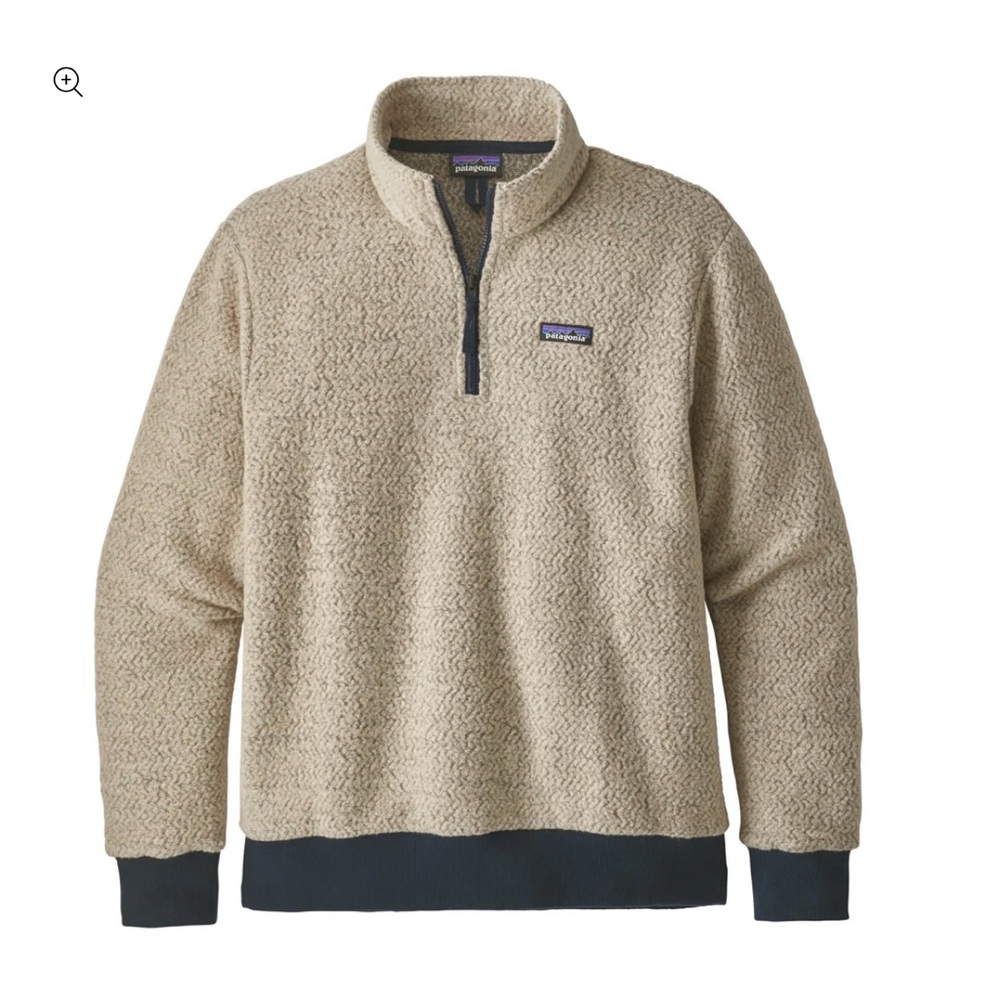 Patagonia Tan Woolyester Fleece Half-Zip Pullover